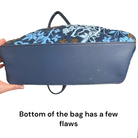 Vera Bradley Java Floral Tote/Laptop/Shoulder Bag Purse Quilted 12.5 x 14.5 - Picture 10 of 16